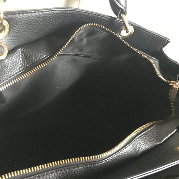 NWOT Love and Lore Black Pebbled Shoulder Bag - Picture 5 of 8